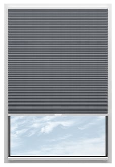 Halo, Slate Grey - Stick Fit Slim Honeycomb Blind